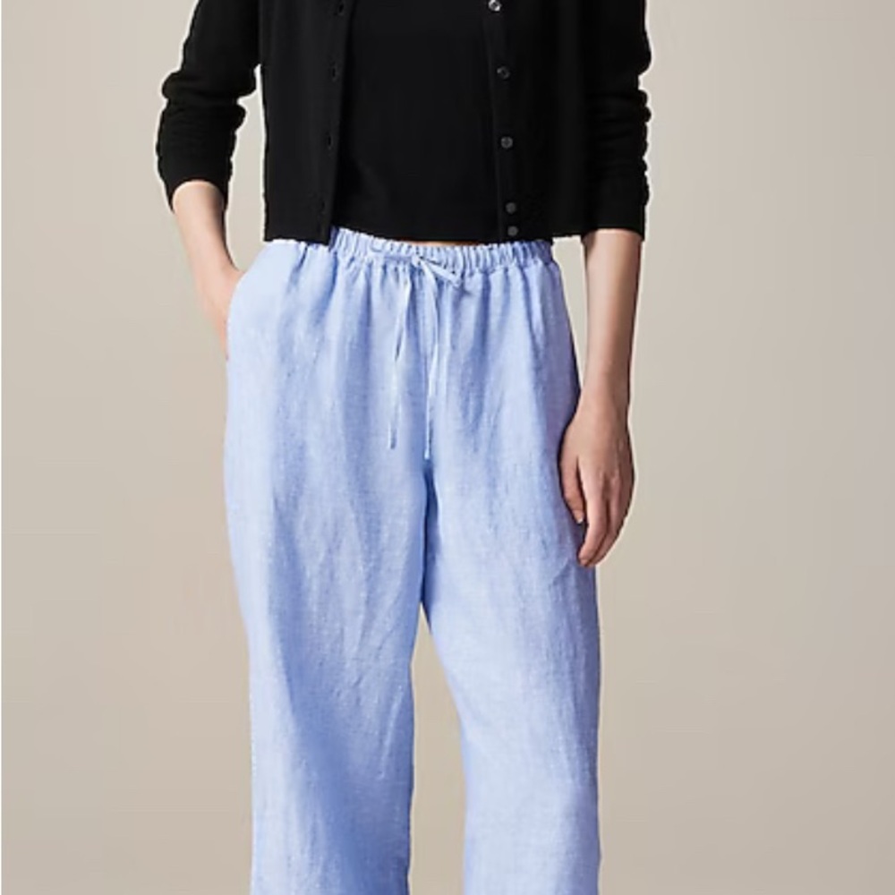 Jcrew Soleil Pant, PXS, NWT, always sold out French blue